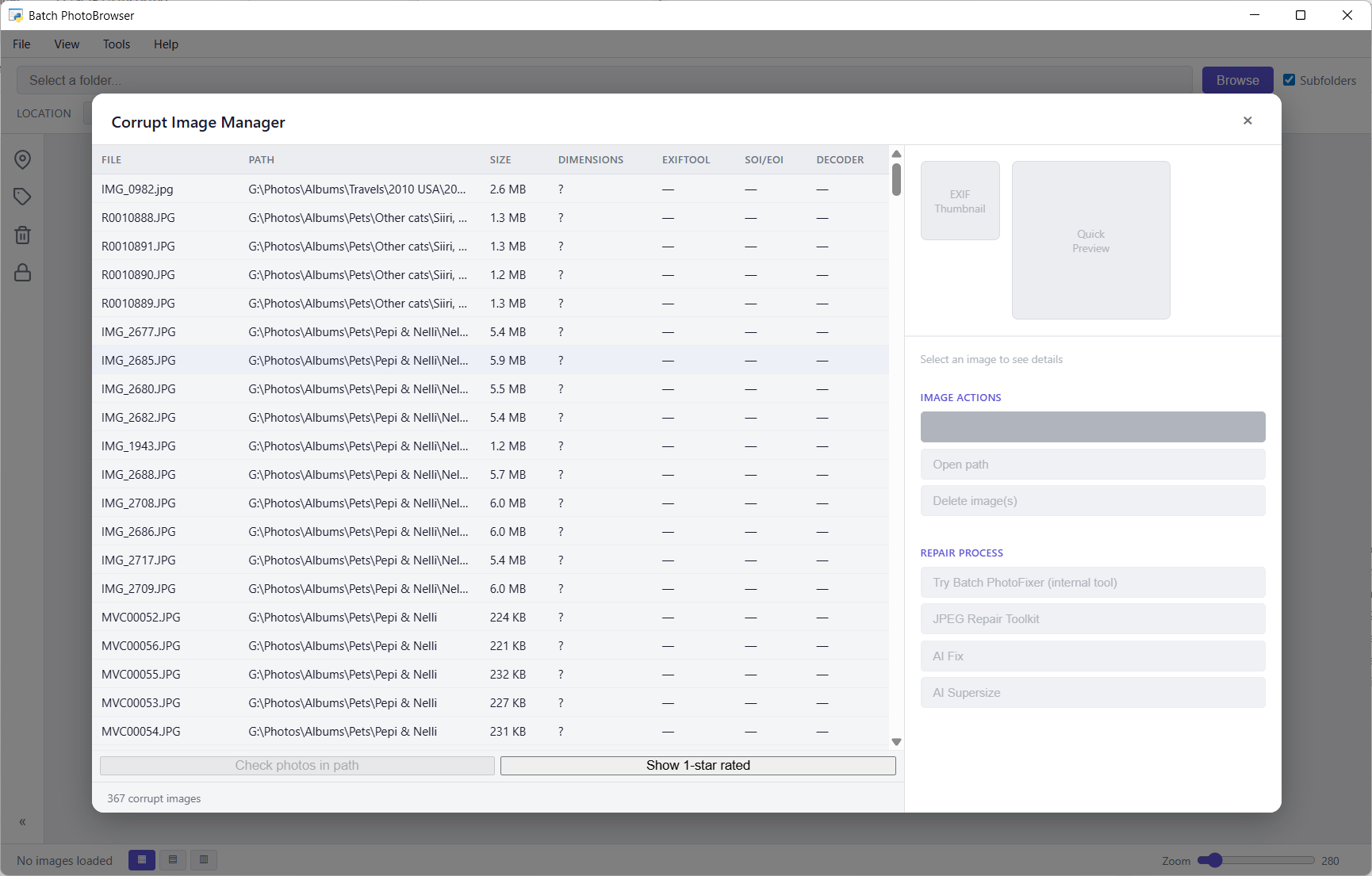 Corrupt Image Manager